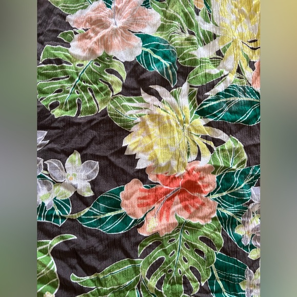 Volcom floral EXCAPISM DRESS - SLATE GREY size M - Picture 5 of 7